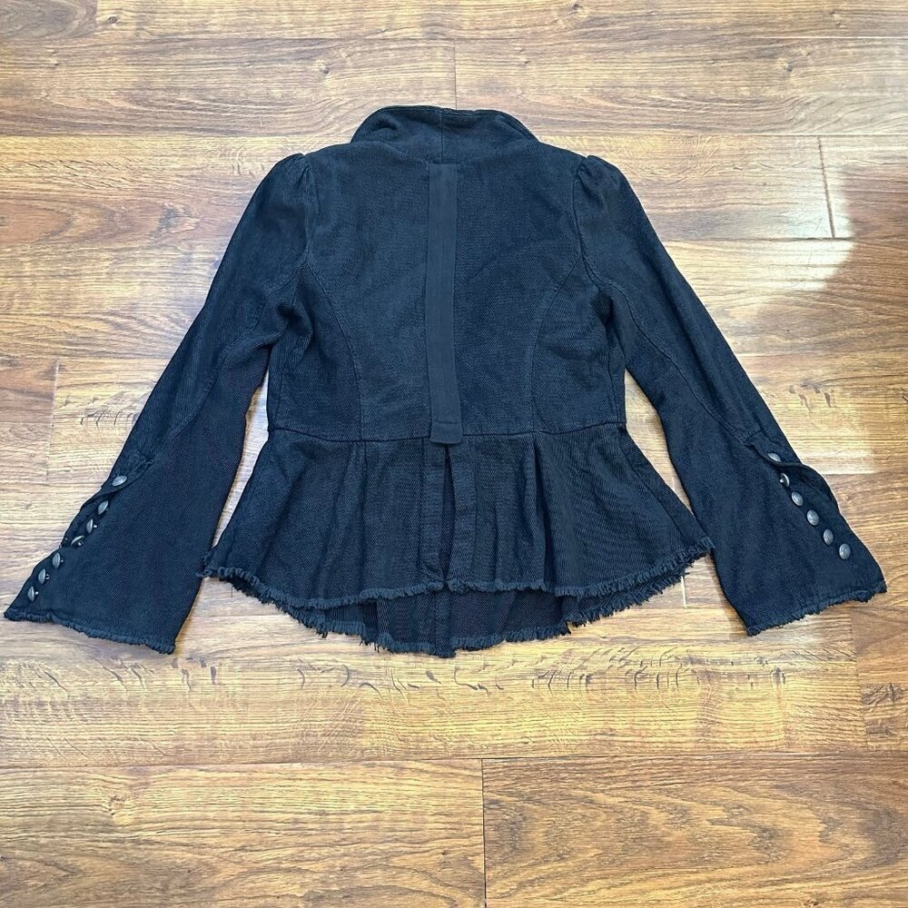 Free People military jacket in black S - Picture 4 of 9